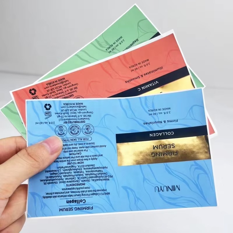 Adesivi biodegradabili stampat - Luxury Skincare Labels recensione e prezzo